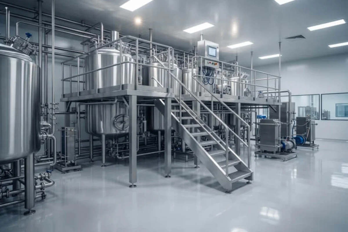 İlaç Fabrikası  Hijyenik Paslanmaz Tank ve Platformlar